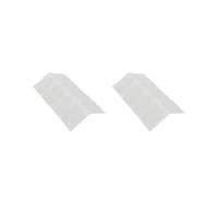 2 set 8pcs Alto Saxophone Sax Mouthpiece Patches Pads Cushions 0.3mm White