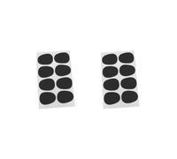 2 set 8pcs Tenor Saxophone Sax Mouthpiece Patches Pads Cushions 0.3mm Black