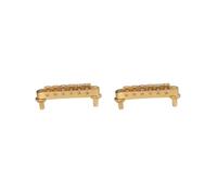 2 set A Set Roller Saddle Bridge Tail Bridge for EPI LP Electric Guitar Gold