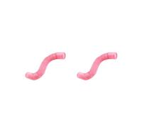 2 set Anti Fouling Plastic Material - Keep Your Pet Safe From Harm Easy To Use ABS Tunnel For Mink Guinea Pig Portable Pet Toy Pink 100 * 10 cm