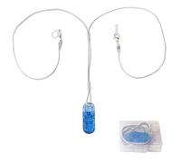 2 Set Anti-Lost Hearing Aid Clip Lanyard Safety Retainer with 7mm and 9mm Silicone Loops & Storage Case