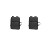 2 Set Art Portfolio Case Draw Board Storage Tote for Pencil Stationery Art Supplies Black 50x37x6 cm