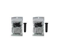 2 set Badminton Racket Grommets Black Universal Badminton Racquet Grommets Eyelets 2.6 mmx9.3 mm 2.6x9.3 mm