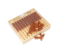 2 Set Bee Breeding System Queen Breeding Box Beekeeping Queen Egg Laying Box Feeding Cup 110 Brown Cell Cups Beekeeper Tools Beekeeping Supplies