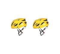 2 set Bike Helmet for Adults 57 cm-62 cm for Outdoor Sports Bicycling Roller Skating Yellow