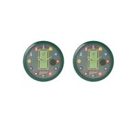 2 set Billiard Pool Ball Wall Clock Wall Decoration for Pool Hall Snooker Game Bar Green, 29.5 cm