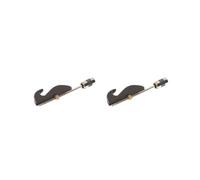 2 set Black Sandalwood Erhu Bow Hook Screw Head Erhu Bow Adjust Tool Accessory