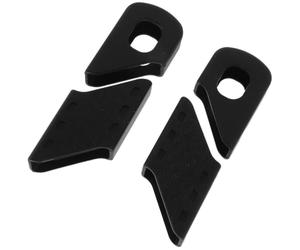 2 Set Black Silicone Crank Arm Boots, Scratch-resistant Bike Covers | Tool-free Fit, Easy Wipe Cleaning, for Crankset Tips, Commuting, Gravel Riders
