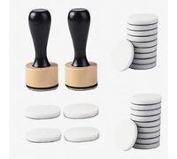2 Set Blending Tool Mini Round Ink Blending Tool Art Supplies for Distressing Blending and More Control of Ink Placement Compact No More Inky Fingers Ink and Versatile Inking Tools