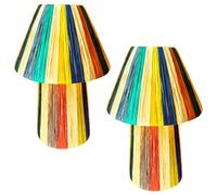 2 Set Boho Table Lamp Nightstand Lamp Desk Lamp Light Floor Lamp
