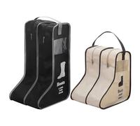 2 Set Boot Storage Boot Bag Portable Short Boots and Tall Boots Storage or Protector Bag Non-Woven Fabric Wellington Welly Boot Storage Bag for Muddy Hunting Hiking Fishing