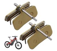 2 Set Brake Pads Suitable for Surron Light Bee X/S Segway X160/X260 Talaria Sting MX3/R/MX4,Metal Replacement Motorcycle Brake Pads,Front Rear Disc Brake Pads