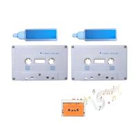 2 Set Cassette Head Cleaner Cleaning Fluids Care, Care Maintenance Kit CD Cleaner Disc for CD Player, Clean for Cassette Player, Suitable for Cleaning