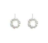 2 set Christmas Ornaments Acrylic Clear Xmas Tree Decor for Celebration Home Party 1 Wreath