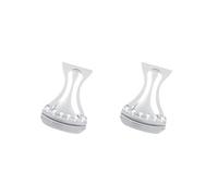 2 set Chrome Plated Tailpiece for Dobro Resonator Guitar Replacement