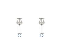 2 set Durable Clarinet Lyre Sheet Music Clamp Stand Instrument Holder for Trombone