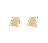 2 set Electric Guitar Neck Plate Modified Components Replace Component Musics Playing Guitars Board Music Instrument Accessory Gold