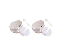 2 Set Empty Portable DIY Makeup Powder Case Refillable Convenient for Home Outdoor A Set A