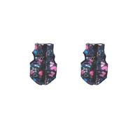 2 set Experience Ultimate Comfort Suitable Size Winter Pet Clothes Polyester Small Dog And Cat Padded Winter Clothing Dog Coat Black XS