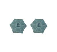 2 set Fishing Net Collapsible Bait Fishing Bucket for Crayfish Lobster Pots 6 Holes
