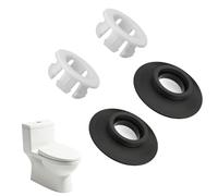 2 Set Flush Valve Seal,Toilet Cistern Seal Compatible with Ideal Standard Armitage Shanks SV01967,SV93467,SV89067,Flush System Replacement Parts,Flange Ring Sealing Kit with Connector Clip for Drain