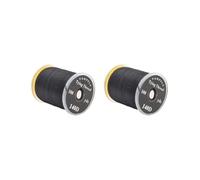 2 set Fly Tying Thread Strong in Standard Bobbins Fly Fishing Material Accessories black, 2.5x3cm