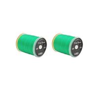 2 set Fly Tying Thread Strong in Standard Bobbins Fly Fishing Material Accessories green, 2.5x3cm
