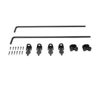2 Set Gate Drop Rod Heavy Duty, 24in Drop Rod for Wood Metal Iron Gates for Single Double Doors