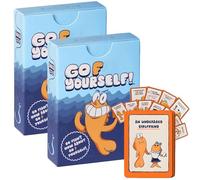 2 Set Go F Yourself Card Game, 2+ Players, 48 Cards, The Goes Fish Game Of Life's Little Humiliations, Card Games for Adults Family Gathering & Friend Party & Fun Gift, Game Nights, Gag Gifts