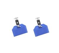 2 set High Pitched Durable Plastic Cow Bell Percussion Instruments Blue