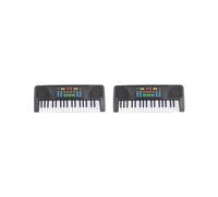 2 set Keyboard Piano Gifts with Mic Music Electronic Keyboard for Show Party Teaching