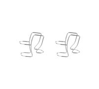 2 set Laundry Tub Discharge Hose Clip Easily Installed Washing Machine Hose Holder