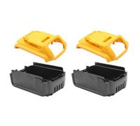 2 Set Li-ion Battery Case Parts Cover Replacement for Dewalt 18V Battery, 10-Cell 18650 Battery Case Replacement Cover Shell Repair Kit Parts for Cordless Power Tool