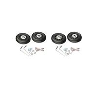 2 set Luggage Suitcase Wheels Wear-Resistant Flexible Repair Kit Parts 60x24mm 2 pcs