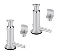 2 Set Manual Sausage Stuffer Kit with Meatball Mold, Stainless Steel | PP and Stainless Steel Build, Vertical Steady Base, Beginner-friendly Control, for Ground Meat Links