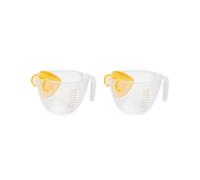 2 Set Measuring Cup Multifunctonal Beating Egg Bowl for Home Living Room Accessory