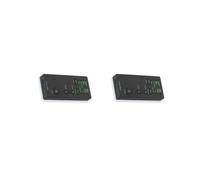 2 set Miniature Voice Changer Device USB Rechargeable Sound Card Plug/Play with 7 Sound Effects Sound Mixer Board for Computer Laptop