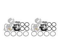 2 Set Motorcycle Carburettor System Repair Kit For Y&amaha For 4-Stroke Outboard 40HP 1999 50HP 1995-2000 Accessories Carburetor repair kit, gasket, plunger, diaphragm