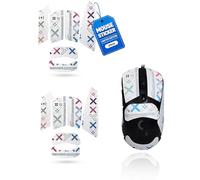 2 Set Mouse Anti-slip Grip Tape Fit for Logitech G703 LIGHTSPEED Pro,toergy Sweat Resistant,Self-Adhesive Design,Elastics Refined Side Stickers,Professional Mice Upgrade Kit,Gradient Printed Pattern