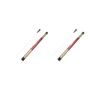 2 set Music Orchestra Baton Red Sandalwood Handle Conductor Baton with Tube Sleeve