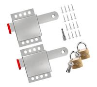 2 Set Not Theft Garage Door with Vertical Engagement Mechanism & Pre Installed Fasteners Suitable for Quick Setups Internal Action
