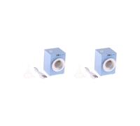 2 set of 1/12 Scale Dollhouse Electrical Furniture Electrical Appliance for Dollhouse Blue, 5.1x4.6x7cm