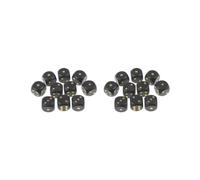 2 set of 10 Pcs Wooden Dice D6 Dotted Dice for D&D TRPG Board Game Toy Black