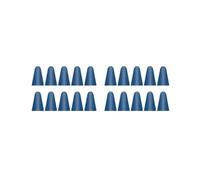 2 set of 10 Pieces Nib Caps Professional Scratch Resistant Practical Removable Silicone Touchscreen Pen Tip Case Cover Low Noise Blue