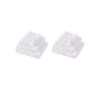 2 Set of 12Pcs Face Cradle Covers Massage Table Headrest Covers for Salon Bed SPA Bed White, 33x33cm