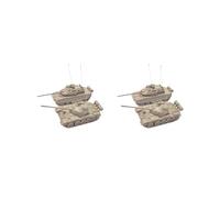 2 set of 2 Pieces 1/72 Craft Building Model Tank Model Kits for Display Keepsake Kid yellow