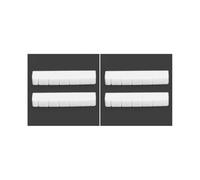 2 set of 2pcs Electric Guitar Bone Nuts 6 string Slotted 43 mm x 6 mm x 8.5 mm