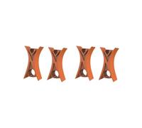 2 set of 2Pcs Violin Stopper for Bow Instrument Accessories Easy to Use Learning Practice orange, 1.3x1.1x1.1cm