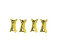 2 set of 2Pcs Violin Stopper for Bow Instrument Accessories Easy to Use Learning Practice yellow, 1.3x1.1x1.1cm
