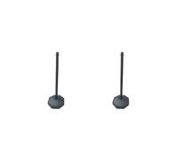 2 set of 33inch Traffic Post Cone Parking Post with Fillable Base for Traffic Caution Black